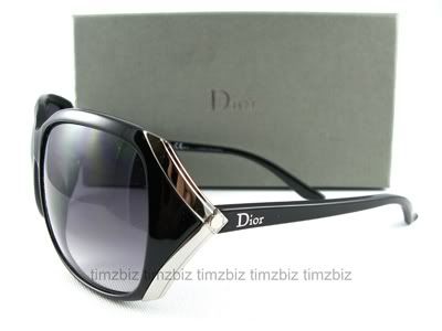 Christian Dior Sunglasses Opposite 2 Black D289C Authentic  