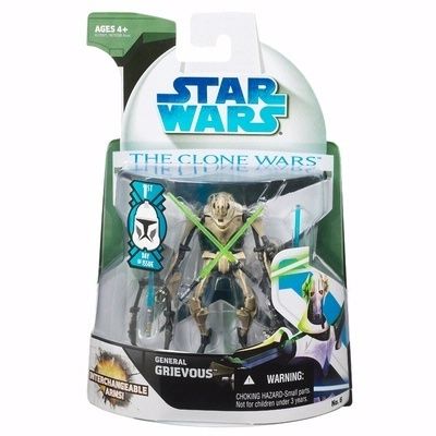 SEALED Clone Star Wars General Grievous 6 Action Figure  