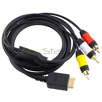 Controller Adapter+AV Composite Cord for PS3 Slim PS2  