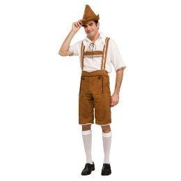 MENS ADULT HANSEL GERMAN OKTOBERFEST PINOCCHIO COSTUME  