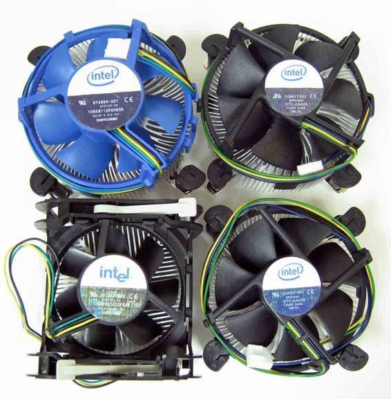 INTEL CPU FAN/HEATSINK C91249 E30307 D74883 D34017 LOT  