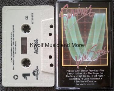 SURVIVOR Vital Signs (Cassette,1984)  