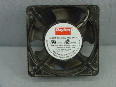 Dayton 4WT49 Axial Fan Motor 115 Volts 55CFM  