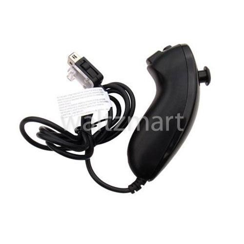   Nunchuk Nunchuck Game Controller Remote For Nintendo Wii BLK  