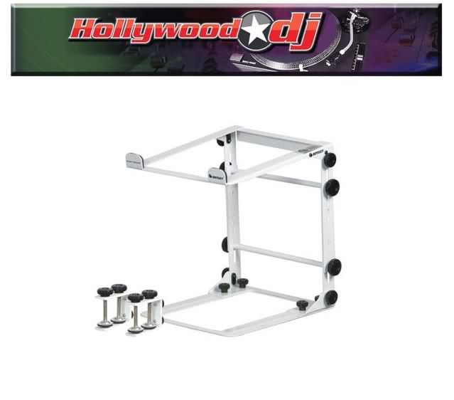 ODYSSEY LSTANDM MOBILE WHITE DJ LAPTOP STAND L STANDM LSTAND  