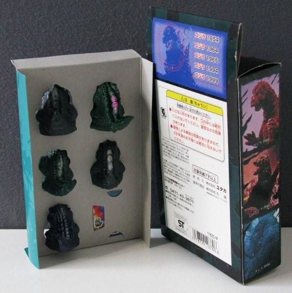 GODZILLA MILLENNIUM   FINGER PUPPETS   JAPAN MINT  