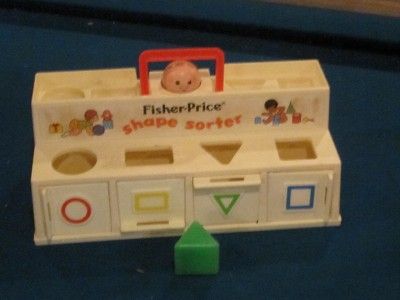 Vintage Fisher Price Shape Sorter #412 1974  