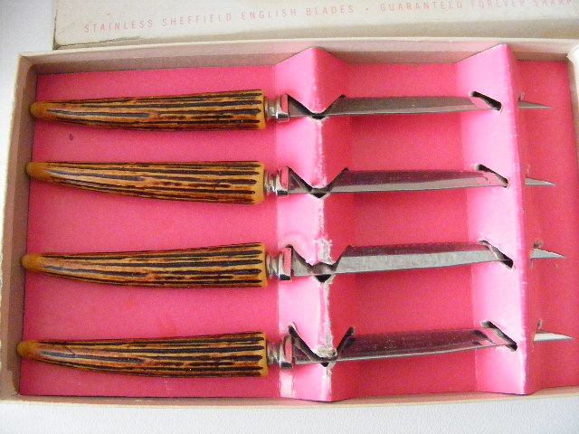   knife set stainless sheffield english blades guaranteed forever sharp