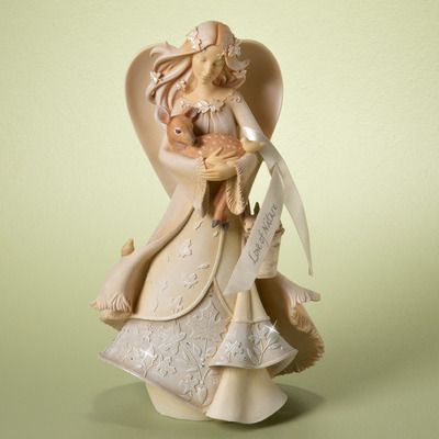 Enesco Foundations 9 Nature Angel Figurine Karen Hahn NIB 2011 4025638 