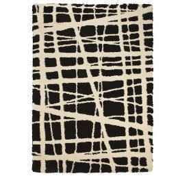 Blotting Black Carolina Fleece Rug   Black (79x116)  