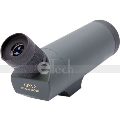 High Quality 16 x 52 Mystery Monocular Telescope Army Green  