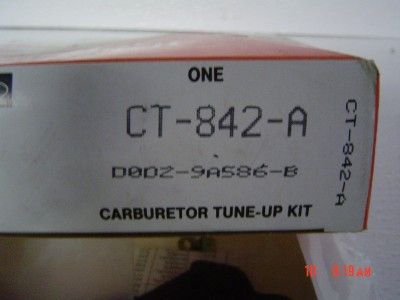 FORD CARBURETOR TUNE UP REBUILD KIT CT 842 A CT842A  