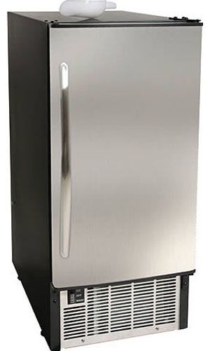   Ice Maker, EdgeStar IB450SS Built In / Portable Cube Machine  