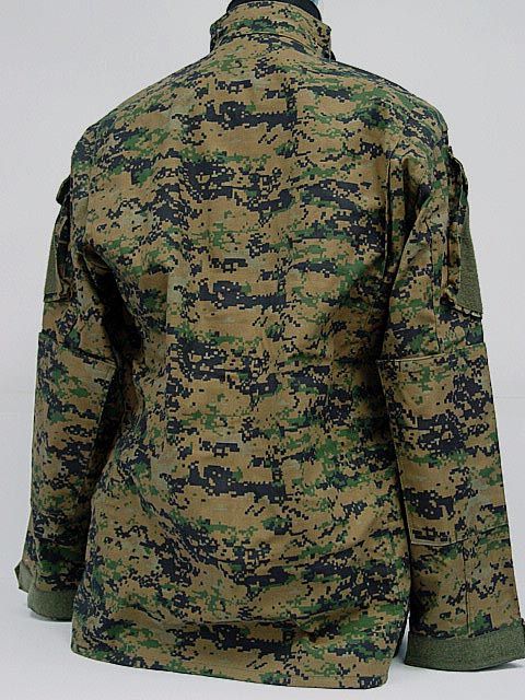 SWAT Navy Digital Camo Woodland BDU Uniform Set L  