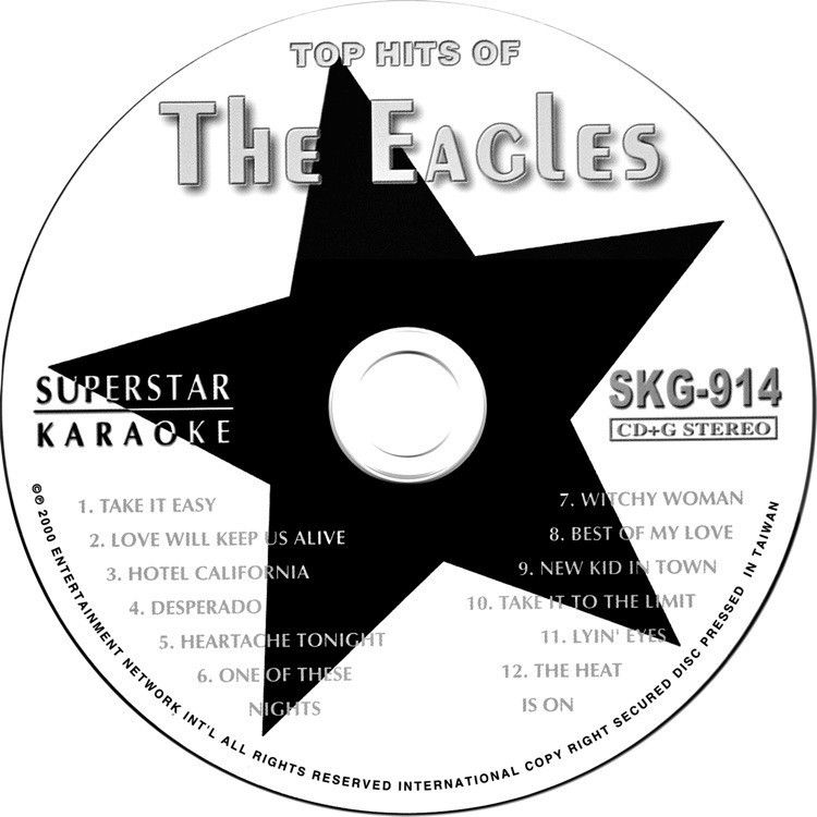 Eagles Karaoke Skg 914 12 Of The Greatest Hits New On Popscreen