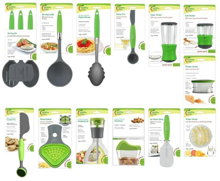   Healthy Steps Portion Control Diet / Weight Loss 15pc Utensil Set