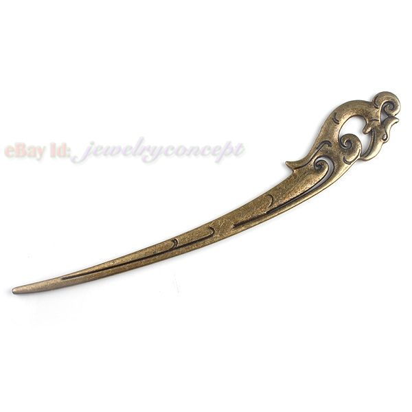 25 New Alloy Vintage Bronze Bookmark Fit Chignon 160450  