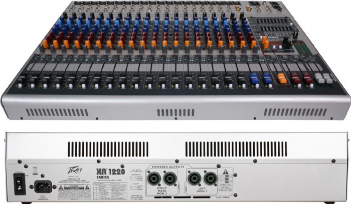 xlr mic inputs plus stereo line inputs model number xr1220p