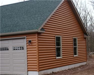 Log Siding Vinyl 10 square  