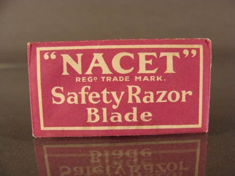 ANTIQUE GERMAN DOUBLE EDGE SHAVING SAFETY RAZOR BLADE  