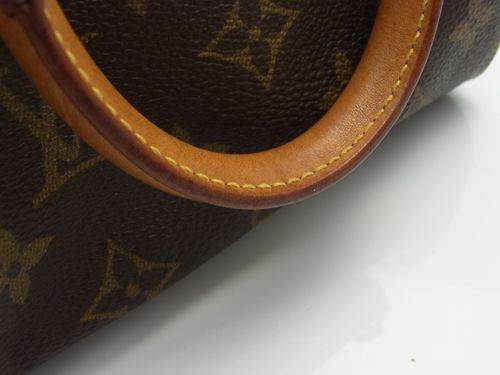 Louis Vuitton Authentic Monogram MINI Speedy POUCH Cosmetic Bag Purse 