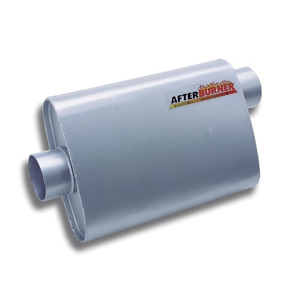 50321 FLOWTECH Afterburner Muffler, universal 2.25 in/out 13L x 10W x 