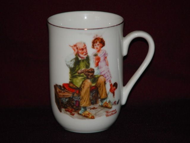 Norman Rockwell 1982 Mug The Cobbler Mug  