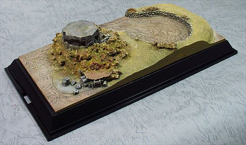 144 CGD UNPAINTED Large PillBox Diorama  