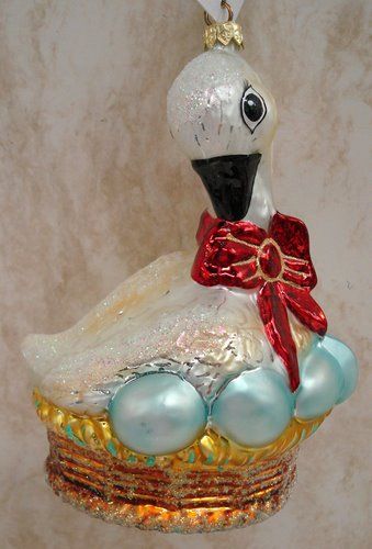 RADKO Two Turtle Doves ORNAMENT 12 Day Christmas 94SP04  
