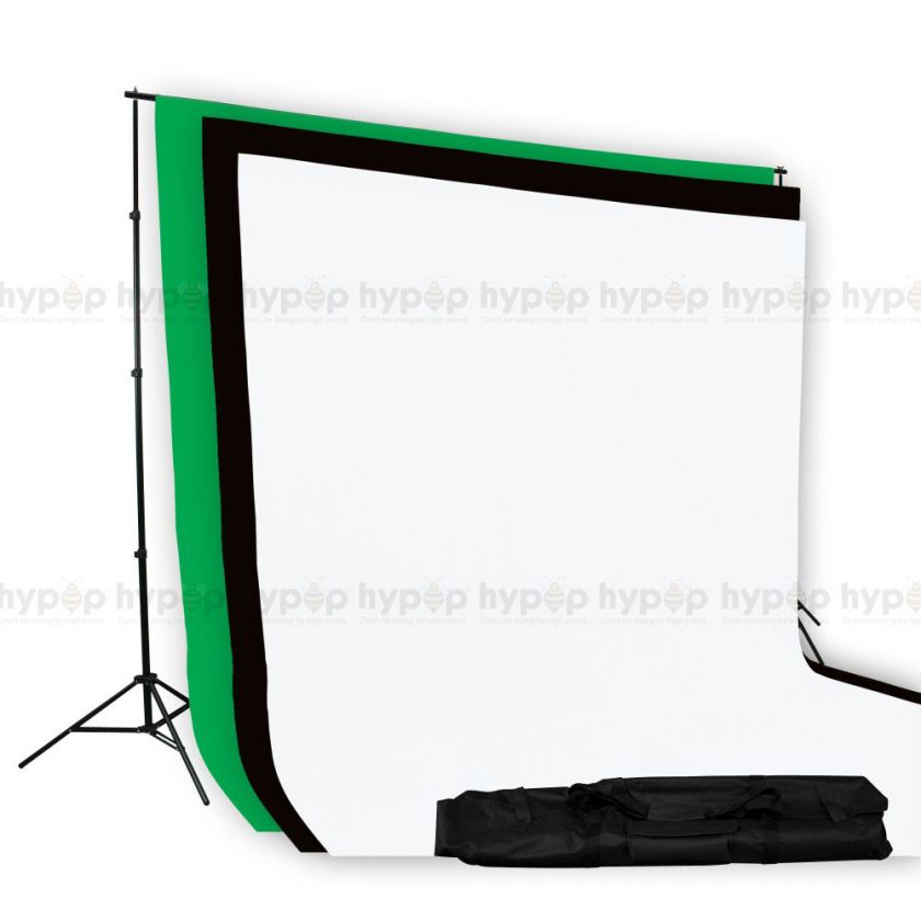 Photography Photo Lighting Background Backdrop Kit Set  