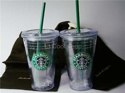 NEW Starbucks Cold Cup Grande Tumbler 16 Oz   RARE  