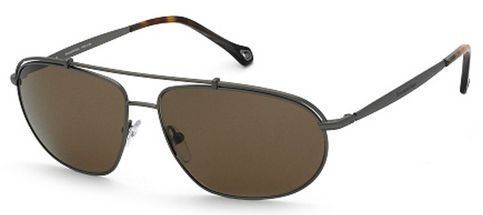 ERMENEGILDO ZEGNA SZ 3202G 627P GUNMETAL POLARIZED SUNGLASSES  