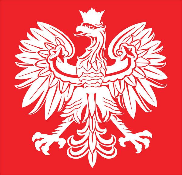 2ft Polish Eagle Crest Vinyl Decal Polska Falcon  