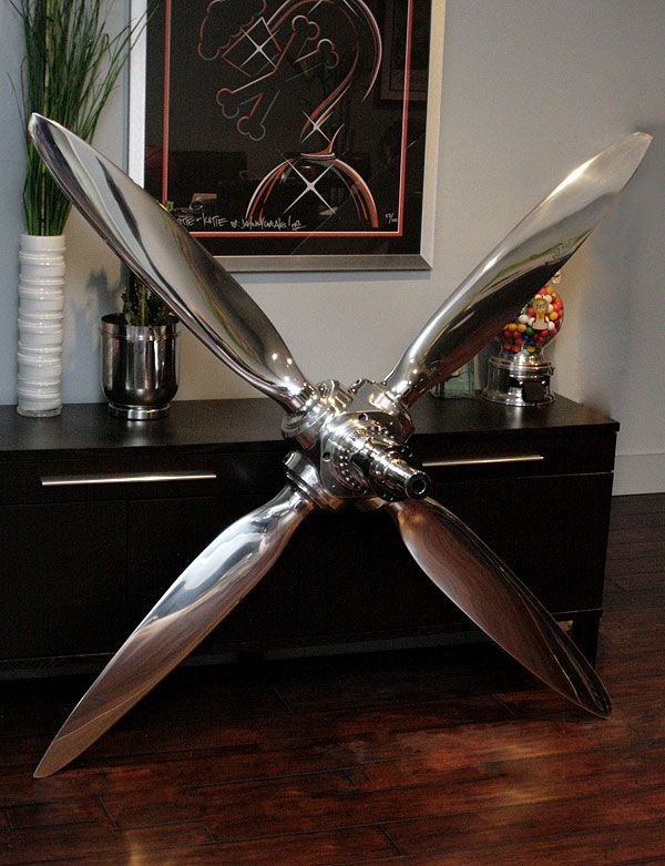 75 Aviation Art 4 BLADED NiNjA Airplane Propeller Display L@@K  