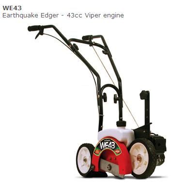   NEW ARDISAM EARTHQUAKE SIDEWALK EDGER 43CC MANUAL PULL START  