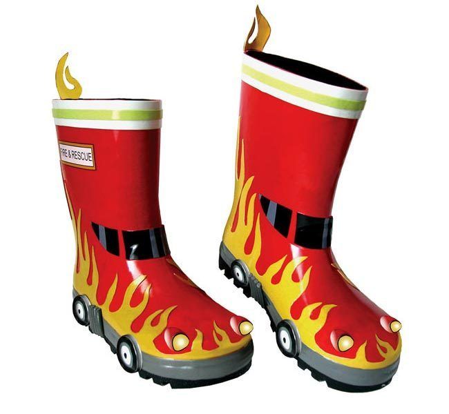 KIDORABLE Childrens FIREMAN Rain Boots ♥NIB♥  