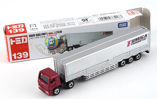 NEW TOMICA #139 ISUZU GIGA WING TRAILER DIECAST  