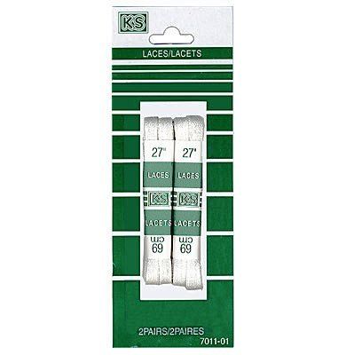 PAIRS 27 inch FLAT WHITE SHOE LACES SHOELACES #11  