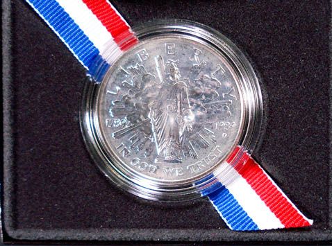 1989 CONGRESSIONAL COMMEMORATIVE UNCIRCULATED SILVER DOLLAR  