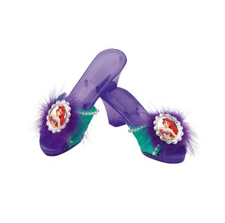 ARIEL SLIPPERS Little Mermaid Girl Disney Shoes One Sz  