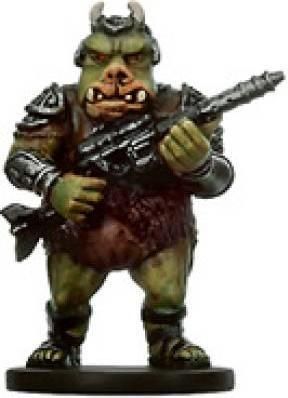 Star Wars Miniatures 1x Gamorrean Thug #33 Bounty Hunters  