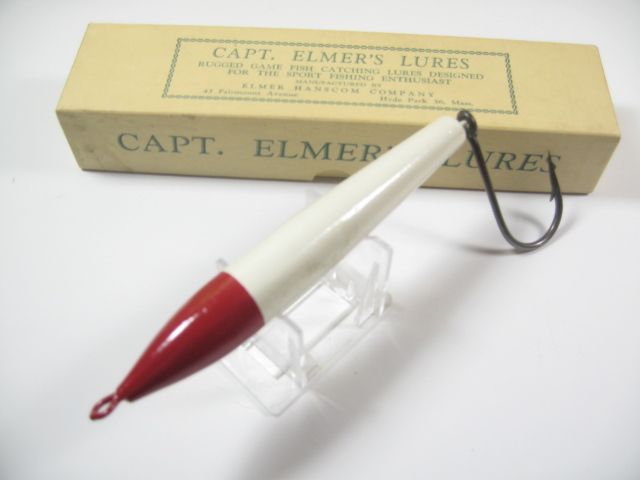 VINTAGE CAPT. ELMERS SALTWATER SURF STRIPER FISHING LURE  