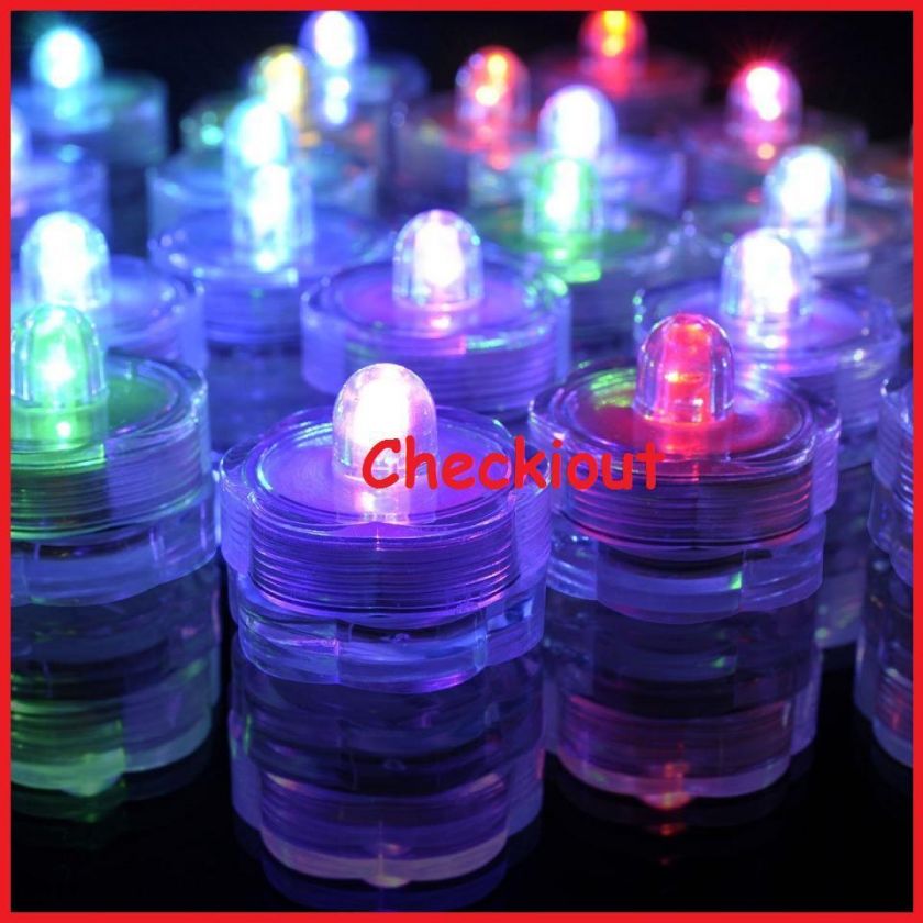 48 LED submersible RGB Color Wedding Floralyte Floral Decoration Tea 