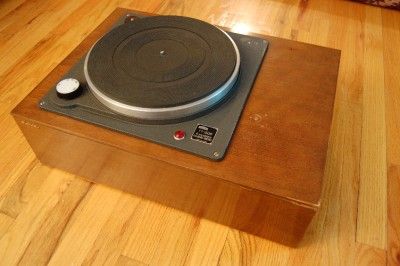 CALRAD TT 1500 IDLER TURNTABLE GARRARD THORENS NEAT PEAK HYSTERESYS 