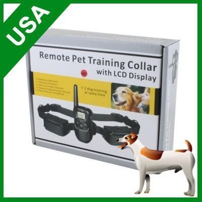 2DOGS SHOCK&VIBRA REMOTE DOG TRAINING COLLAR  ItemVideo Shows USA 