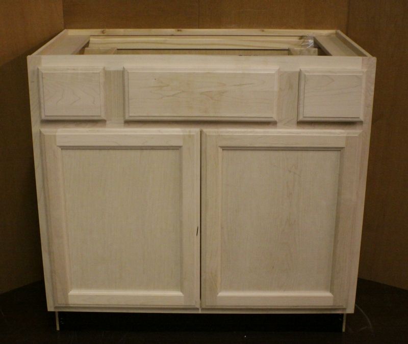 Kraftmaid Cherry Bathroom Vanity Sink Base Cabinet 36  