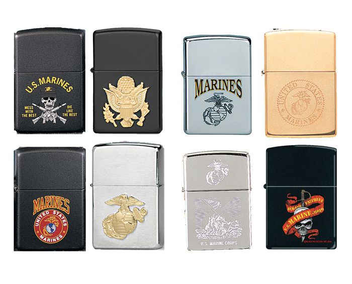 USA Made Marine Corps Lighters USMC Military Zippo  