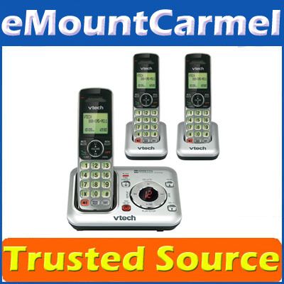 Brand New VTech CS6429 3 Cordless Answering 3 Handset 735078020000 