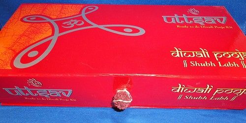   Lakshmi Puja Pooja Kit Indian Worship Prayer SIKKA Hinduism Shubh Labh