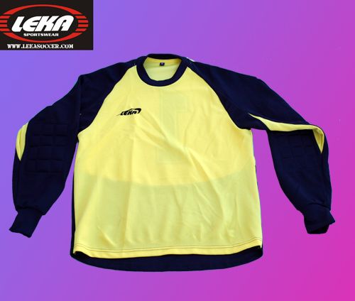 Goalkeeper Soccer JERSEY, Leka, UNIQUE DESIGN, PADDED  